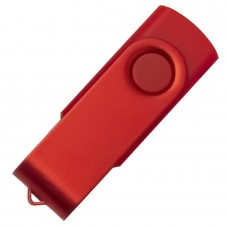 USB flash-карта DOT (16Гб), красный, 5,8х2х1,1см, пластик, металл, Красный