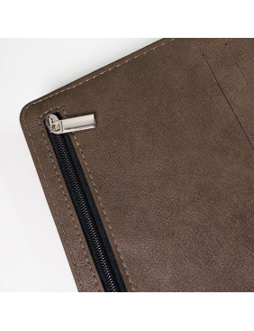 Ежедневник недатированный Coach, B5, коричневый, кремовый блок, подарочная коробка, Коричневый