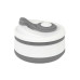 Стакан складной BUTTON;  300 мл, силикон, серый, Серый