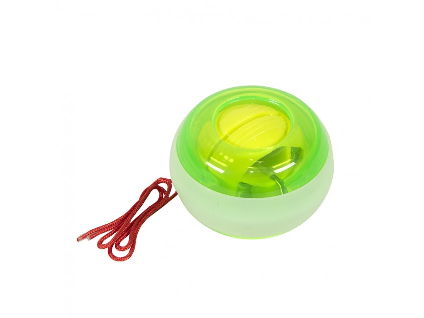 Тренажер POWER BALL, зеленое яблоко, пластик, 6х7,3см;16+, Зеленый