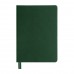 Ежедневник недатированный Softie, А5, темно-зеленый, блок в клетку, зеленый обрез, Зеленый
