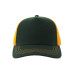 Бейсболка RAPPER CANVAS-S, 5 клиньев, пластиковая застёжка, Темно-зелёный