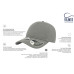 Бейсболка с NFC-меткой в козырьке GREEN CAP 265 из органического хлопка , белый