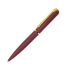 Ручка шариковая FARO, покрытие soft touch, бордовый, золотистый Ручка шариковая FARO, покрытие soft touch, бордовый, золотистый