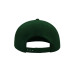 Бейсболка SNAP BACK, 6 клиньев, пластиковая застежка, Зеленый