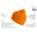 Шапка вязаная PURE  с отворотом из пряжи Polylana, синий