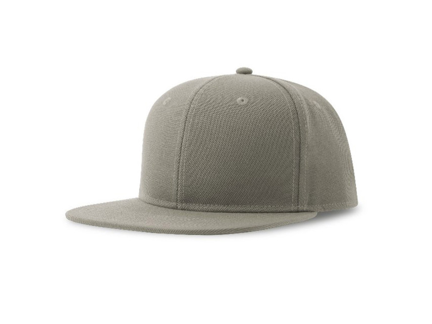Бейсболка SNAP BACK-S, 6 клиньев, пластиковая застежка, серый