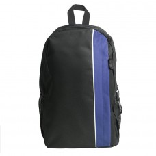 Рюкзак PLUS, чёрный/т.синий, 44 x 26 x 12 см, 100% полиэстер 600D, Черный