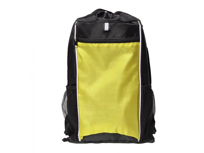 Рюкзак Fab, жёлтый/чёрный, 47 x 27 см, 100% полиэстер 210D, Жёлтый
