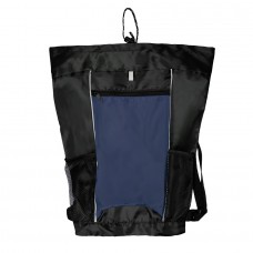 Рюкзак Fab, т.синий/чёрный, 47 x 27 см, 100% полиэстер 210D, Темно-синий