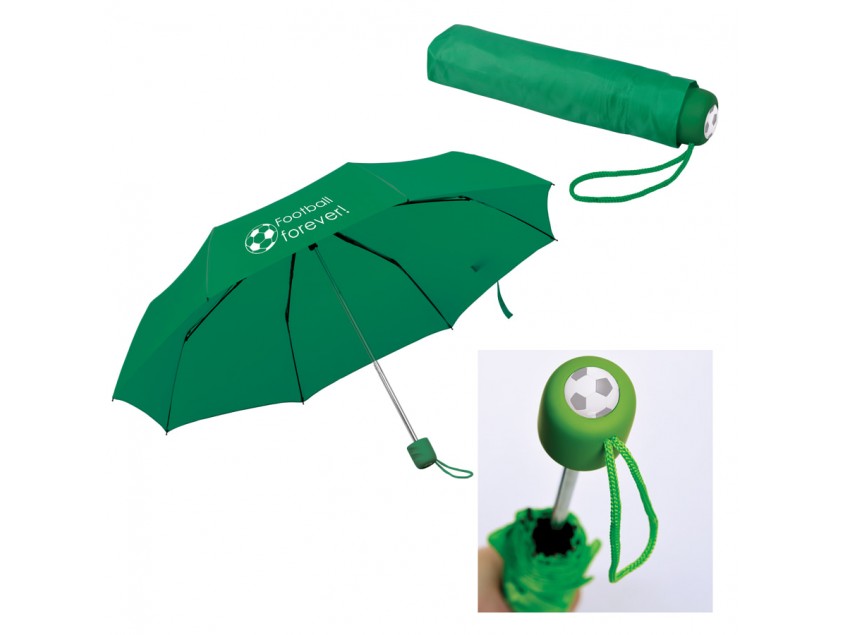 Зонт складной FOLDI, механический, Зеленый
