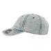 Бейсболка DAD HAT, 6 клиньев, металлическая застежка, Синий