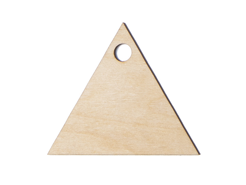 Ёлочное украшение TRIANGLE, бежевый