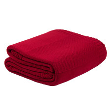 Плед ELSKER MINI, 120х170 см,  шерсть 30%, акрил 70%, , красный