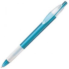 Ручка шариковая с грипом X-1 FROST GRIP, Голубой