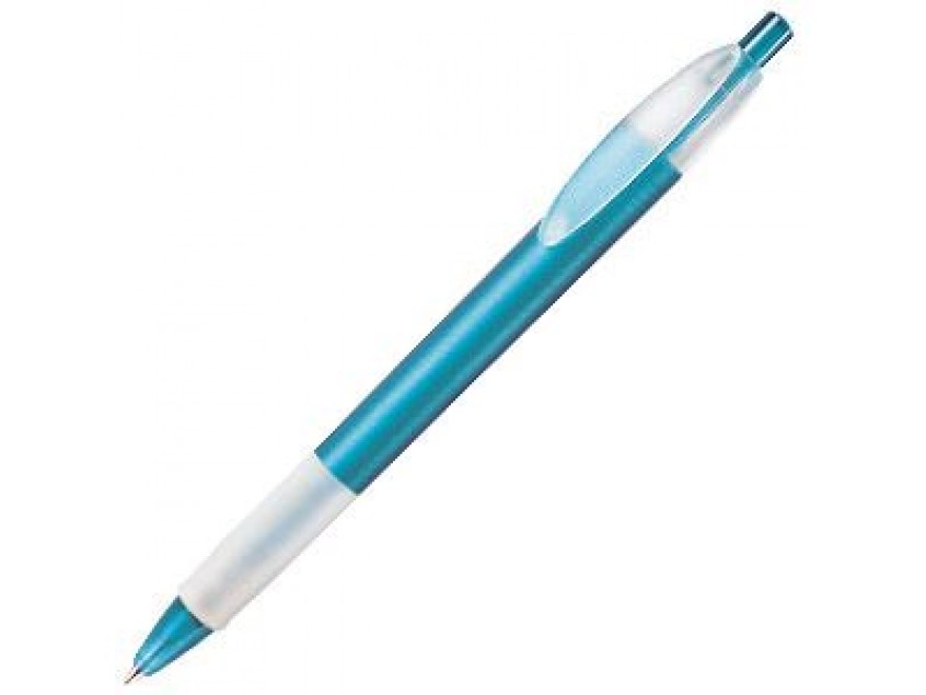 Ручка шариковая с грипом X-1 FROST GRIP, Голубой