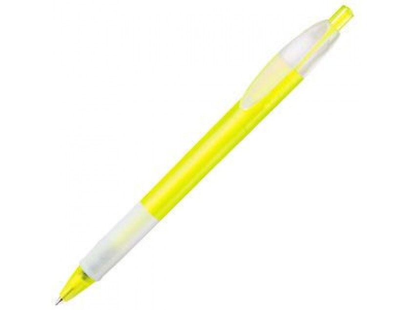 Ручка шариковая с грипом X-1 FROST GRIP, Желтый
