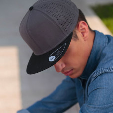 Бейсболка BANK, 6 клиньев, пластиковая застежка      , ярко-синий