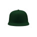 Бейсболка SNAP BACK, 6 клиньев, пластиковая застежка, Зеленый
