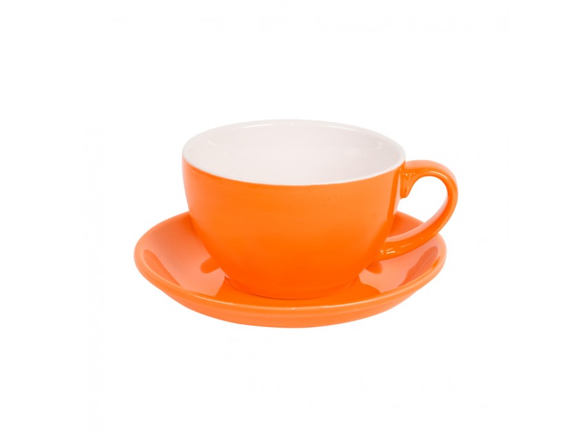 Чайная/кофейная пара CAPPUCCINO, Оранжевый