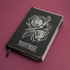 Ежедневник недатированный Montrose, формат А5, в линейку, Черный