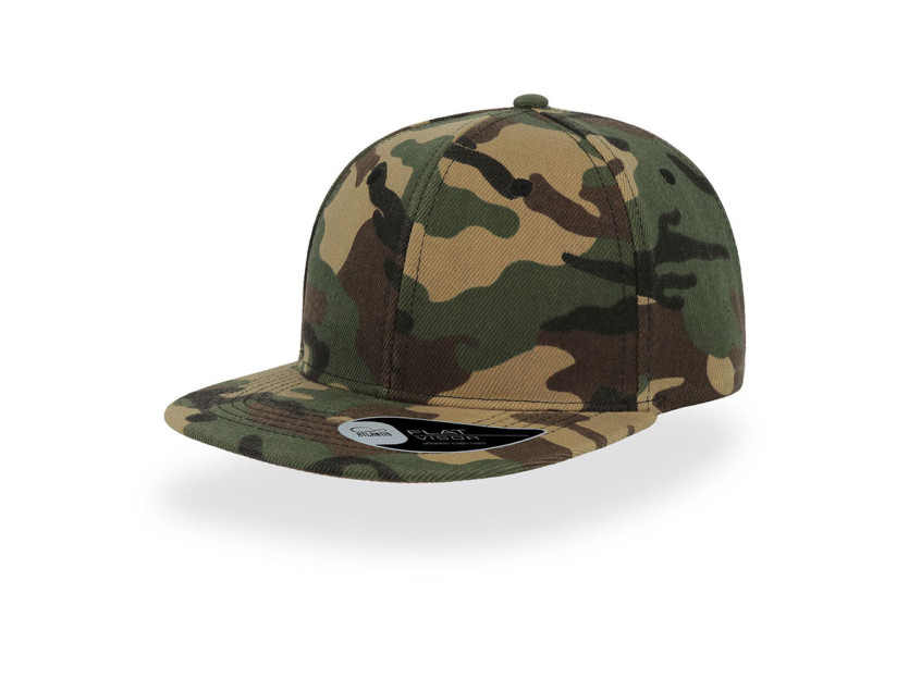 Бейсболка SNAP BACK, 6 клиньев, пластиковая застежка, Камуфляж