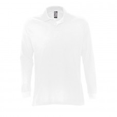 Рубашка поло STAR 170  с длинным рукавом, Белый