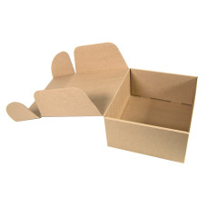 Коробка подарочная Big BOX, размер: 24 x 21 x 11 см  картон МГК бур., самосборная, коричневый