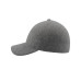 Бейсболка UNI-CAP POLARFLEECE, без панелей и швов, без застежки, Серый
