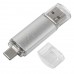 USB flash-карта ASSORTI OTG Type-C (16Гб), Серебро