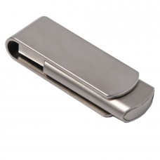 USB flash-карта SWING METAL (32Гб), серебристая, 5,3х1,7х0,9 см, металл, серебристый