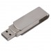USB flash-карта SWING METAL (32Гб), серебристая, 5,3х1,7х0,9 см, металл, серебристый