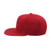 Бейсболка SNAP BACK, 6 клиньев,  пластиковая застежка, Красный