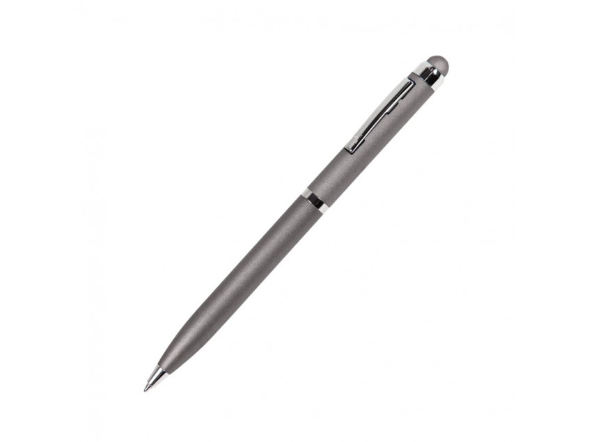Ручка шариковая со стилусом CLICKER TOUCH, Серый