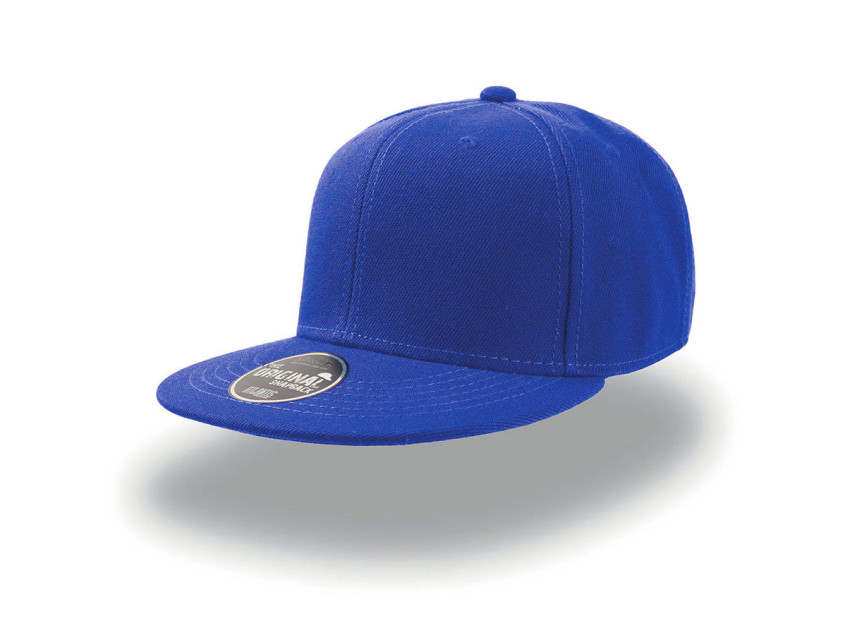 Бейсболка SNAP BACK, 6 клиньев, пластиковая застежка
, Синий
