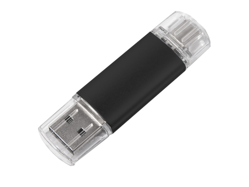 USB flash-карта ASSORTI OTG Type-C (8Гб), черный