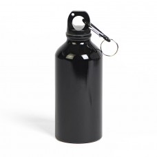 Бутылка для воды с карабином MENTO, 400мл, Черный