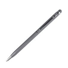TOUCHWRITER, ручка шариковая со стилусом для сенсорных экранов, серый/хром, металл TOUCHWRITER, ручка шариковая со стилусом для сенсорных экранов, серый/хром, металл