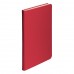 Бизнес-блокнот SIMPLY FLEX, А5,  красный, кремовый блок, в клетку, Красный