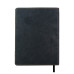 Ежедневник недатированный EMBER, серый, формат А5, блок в линейку, Черный
