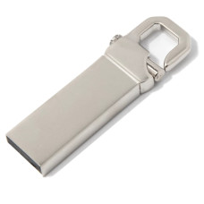 USB flash-карта CARABINE (16Гб), серебристый