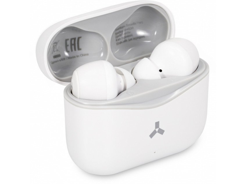 Беспроводные наушники ACCESSTYLE TORNADO ANC TWS, белый, Белый