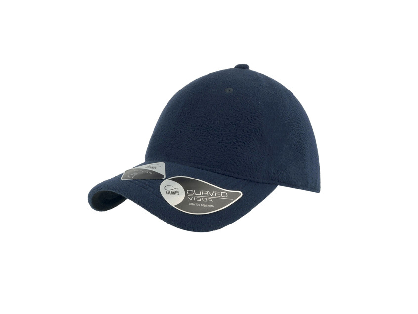 Бейсболка UNI-CAP POLARFLEECE, без панелей и швов, без застежки, Темно-синий