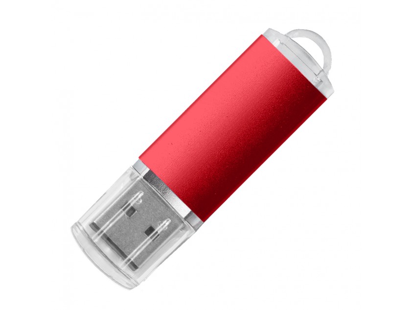 USB flash-карта ASSORTI (32Гб), красная, 5,8х1,7х0,8 см, металл, Красный