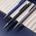 Ручка шариковая FACTOR FOLIO, серый, серебристый
