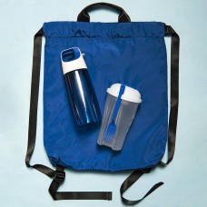 Набор подарочный FITKIT: бутылка для воды, контейнер для еды, рюкзак, синий, Синий