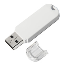 USB flash-карта UNIVERSAL (16Гб), белая, 5,8х1,7х0,6 см, пластик, белый