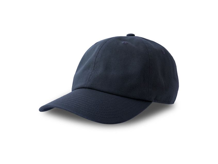 Бейсболка DAD HAT-S, 6 клиньев, металлическая застежка, темно-синий