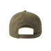 Бейсболка DAD HAT-S, 6 клиньев, металлическая застежка, оливковый