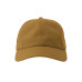 Бейсболка DAD HAT-S, 6 клиньев, металлическая застежка, горчичный